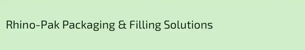 Rhino-Pak Packaging & Filling Solutions